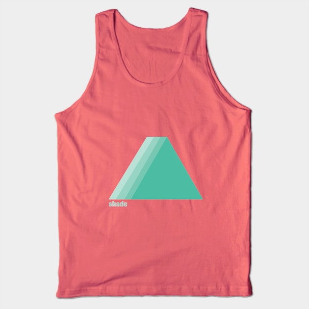 Geometric Triangle Shade Tank Top by DesignerDallas